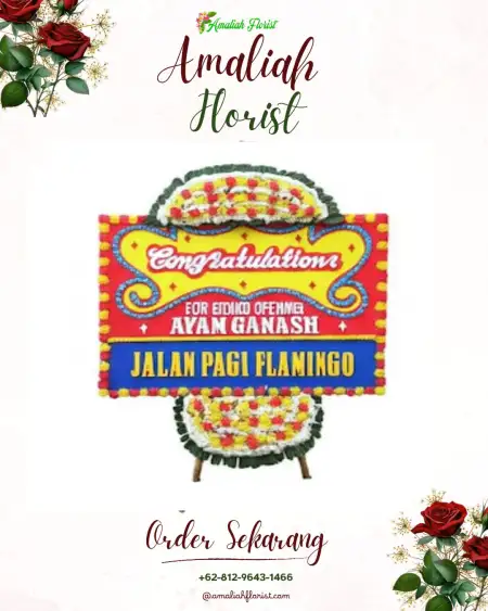 Sewa Papan Bunga Buwek